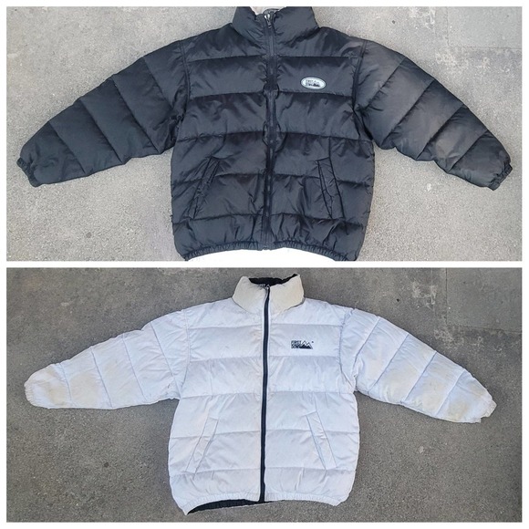 First Down Jackets & Coats Vtg First Down Reversible Puffer Jacket